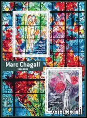 F 5116 ** Vitrail de Chagall