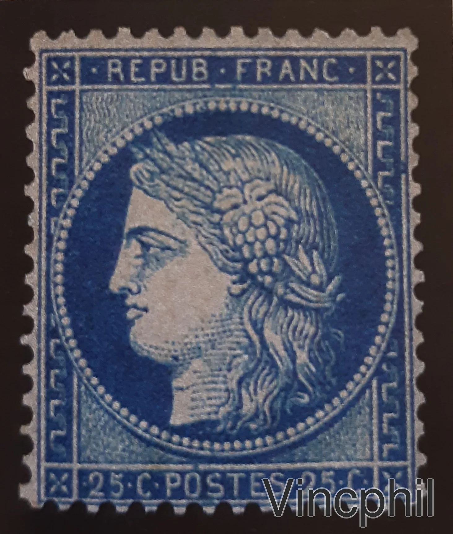 n° 60A B oblitéré Type I