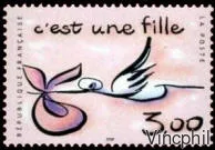 3231/3232 ** Timbres pour Naissance