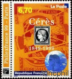 3258 ** Philexfrance 99 Hologramme