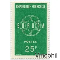 1959 ** 8 pays 17 valeurs