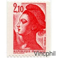 n° 2322 b** Liberté de Roulette gomme brillante
