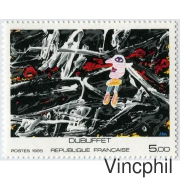 n° 2381 ** Tableau de Dubuffet