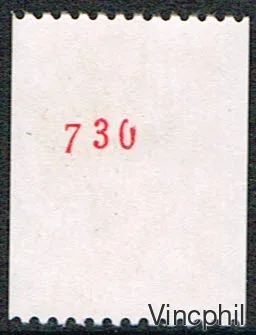 n° 2277 a Liberté de roulette numéro rouge
