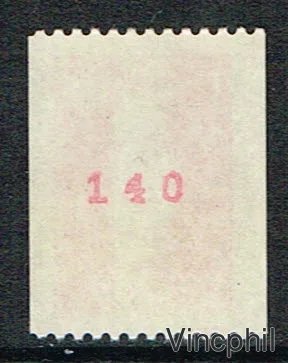 2487 a ** Liberté de roulette numéro rouge