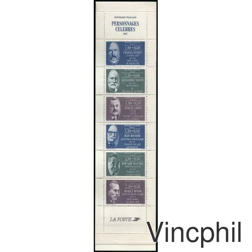 BC 2460 ** Célébrités carnet