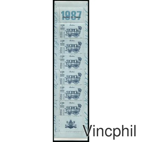 BC 2469A Journée du timbre carnet