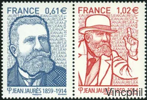 P 4869/4870 ** Jean Jaurès