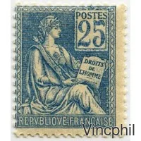 118 ** 25 c Mouchon Type II
