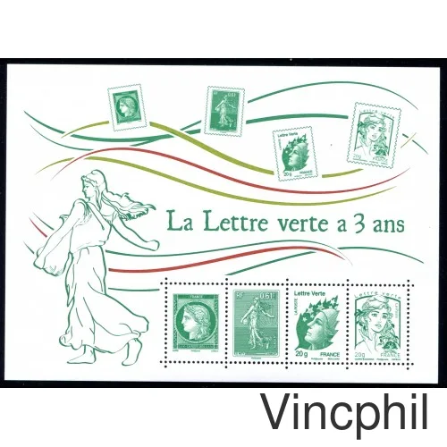 F 4908 ** Lettre Verte