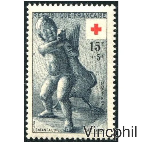 1955 ** n° 2004 Carnet Croix Rouge