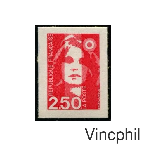 3 ** Marianne du Bicentenaire 2.50 de carnet