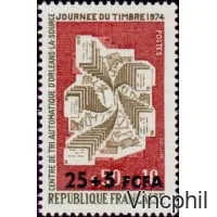 CFA 422 ** Journée du Timbre 1974