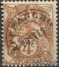 PREO 40 ** 4 c BLANC