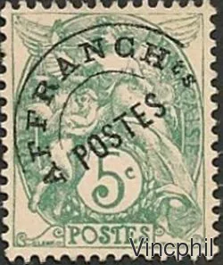 PREO 41 ** 5 c BLANC