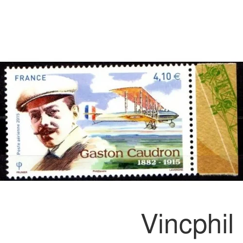 79 a ** Gaston Caudron avec bord illustré