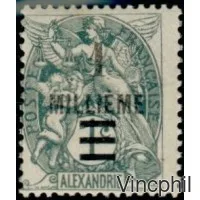 64/74 * Timbres de 1902 surchargés