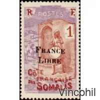 193/203 * Vues et Personnages surchargé France Libre