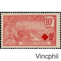 75/76 * Vues surchargés Croix Rouge