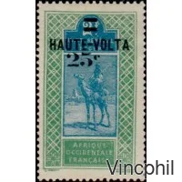 33/40 * Timbres de 1920 surchargés nouvelles valeurs