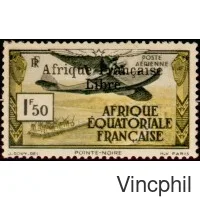 PA 14/21 * Avions Timbres de 1937 surchargés France Libre