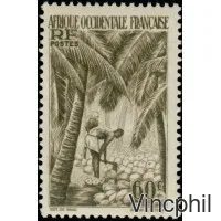 43/44 * Timbres de 1947 sans nom du pays