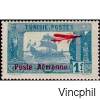 PA 3/6 * Timbres de 1923/1926 surchargés nouvelles valeurs