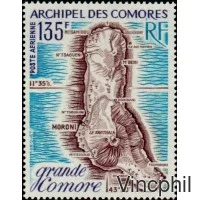 PA 53 ** Carte de la Grande Comore