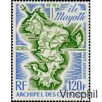 PA 61 ** Carte de Mayotte