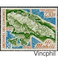 PA 67 ** Carte de Mohéli