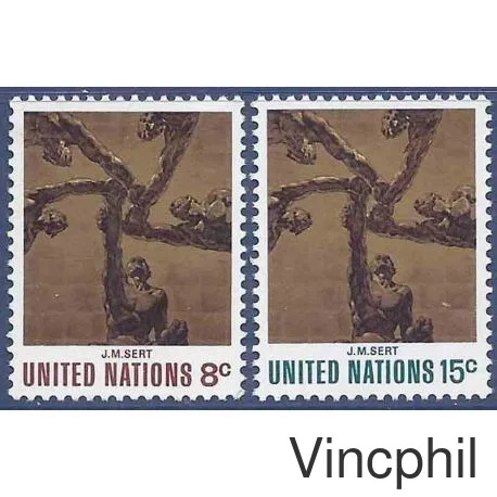 NY 225/226 ** Art a l'ONU