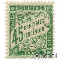 T n° 36 ** 45 centimes banderole vert