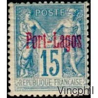 LAGOS n° 3 * 10 c Sage Type II
