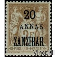 ZZ 30 * 2 F Type Sage valeurs en Anna et ZANZIBAR
