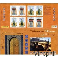 2001 3441/3442 Pochette 18 ** Fontaines  Maroc France