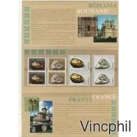 2006 3963/3964 Pochette 29 ** Oeuvre de Brancusi ROUMANIE FRANCE