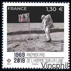 5340 **  1 er pas sur la lune