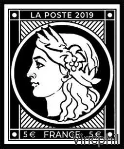 5361 E ** 170 ème anniversaire du 1 er timbre français