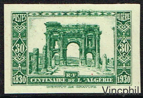 n° 91 NSG Essai de couleur en vert au lieu de rouge sans gomme