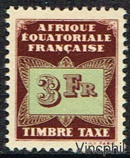 Taxe n° 11 a * Fond ligné horizontalement Signé Calves