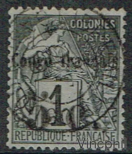 n° 1 O Colonies générales surchargé Superbe
