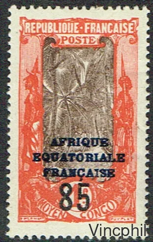 n° 92 a * Double surcharge Signé Calves