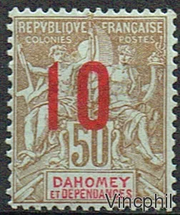 n° 41 * Type groupe 10 sur 50 légende rouge Signé Calves