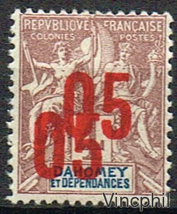 n° 34 a * 05 double surcharge Signé Calves