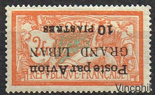 PA n° 4 a * Surcharge renversée Signé Claves
