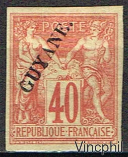 n° 13 * Timbre des Colonies générales surchargé Signé Calves