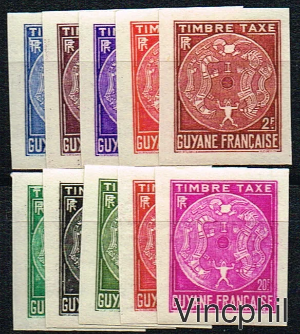 Taxe n° 22/31 ** Non dentelés