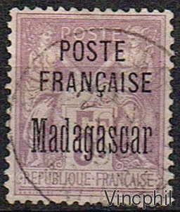 n° 22 O timbre de France surchargé