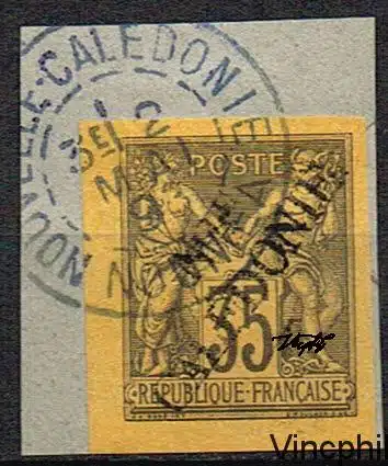 n° 18 O Timbre des colonies générales surchargé