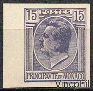n° 77 A ** Prince Louis II Non dentelé